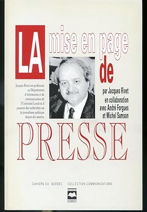 Imagen del vendedor de La mise en page de presse a la venta por Librairie Le Nord