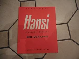 Imagen del vendedor de Hansi, ou l'Alsace rvle-Bibliographie. a la venta por alphabets