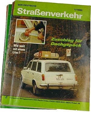 Bild des Verkufers fr Der deutsche Straenverkehr (Jahrgang 1980), zum Verkauf von Versandantiquariat Hbald