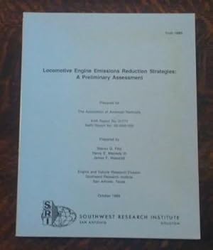 Locomotive Engine Emissions Reduction Strategies: a Preliminary Assessment