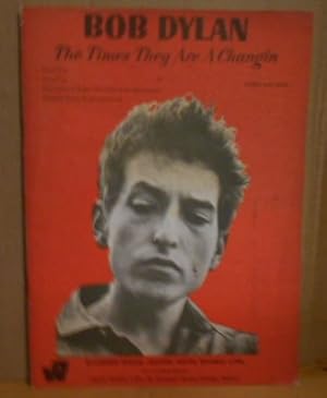 BOB DYLAN The Times They Are A Changin - Words and Music Vocal Solo, Vocal Trio, Conventional Gui...
