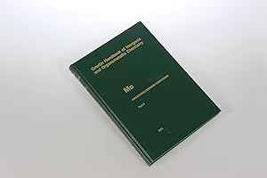 Gmelin Handbook of Inorganic and Organometallic Chemistry. Mo Organomolybdenum Compounds. Part 9.