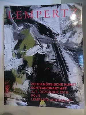 Zeitgenössische Kunst / Contemporary Art. Auktion Nr. 971 am 3. und 4. Dezember 2010