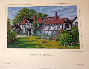 Gawsworth Old Rectory. Brocklehurst Embroidered Silk 1963