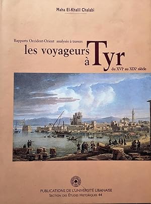 Rapports Occident-Orient analysés à travers les récits de voyageurs à Tyr du XVIe au XIXe siècle.