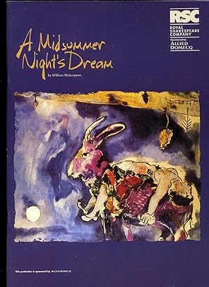 Seller image for A Midsummer Night's Dream: Souvenir Theatre Programme Performed by the Royal Shakespeare Company, Barbican Theatre, London for sale by Little Stour Books PBFA Member