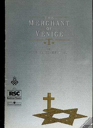 Imagen del vendedor de The Merchant of Venice: Souvenir Theatre Programme Performed by the Royal Shakespeare Company, Barbican Theatre, London a la venta por Little Stour Books PBFA Member