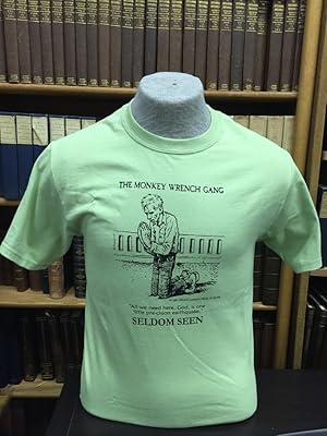 Image du vendeur pour Seldom Seen Smith T-Shirt (Earthquake) - Pistachio (M); The Monkey Wrench Gang T-Shirt Series mis en vente par Ken Sanders Rare Books, ABAA