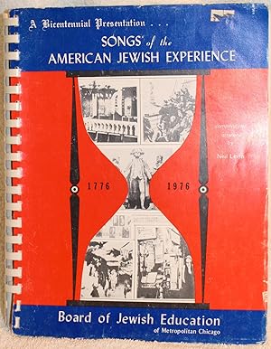 SONGS OF THE AMERICAN JEWISH EXPERIENCE