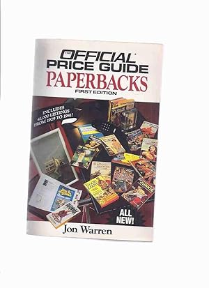 The Official Price Guide to Paperbacks: First Edition ---by Jon Warren -a Signed Copy ( PBO / PB ...
