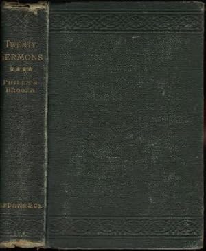 Image du vendeur pour Twenty Sermons. (Fourth series). mis en vente par Richard V. Wells ABA, ILAB