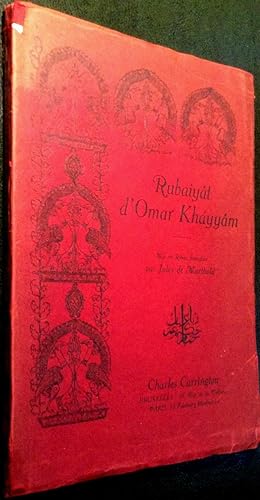 Imagen del vendedor de Rubaiyat d'Omar Khayyam. a la venta por Le Chemin des philosophes