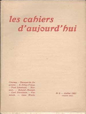 Imagen del vendedor de Les cahiers d'aujourd'hui Numro 5 (Nouvelle srie) Juillet 1921 a la venta por LES TEMPS MODERNES