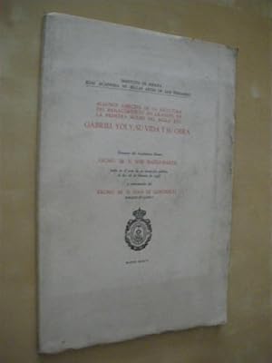 Seller image for ALGUNOS ASPECTOS DE LA ESCULTURA DEL RENACIMIENTO EN ARAGON, EN LA PRIMERA MITAD DEL SIGLO XVI: GABRIEL YOLY, SU VIDA Y SU OBRA for sale by LIBRERIA TORMOS