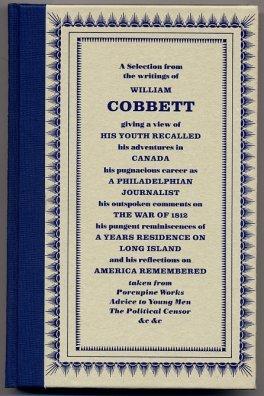 Cobbett's America A Selection From The Writings of William Cobbett