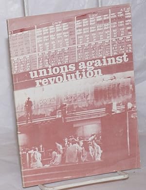 Bild des Verkufers fr Unions against revolution: two essays zum Verkauf von Bolerium Books Inc.