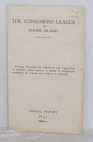 Annual report, 1922