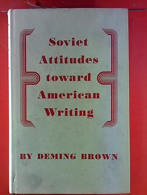 Imagen del vendedor de Soviet Attitudes toward American Writing. a la venta por biblion2