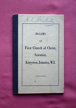 Bild des Verkufers fr By-Laws of First Church of Christ, Scientist, Kingston, Jamaica, W.I. zum Verkauf von Patrick Pollak Rare Books ABA ILAB