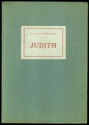Imagen del vendedor de Judith. a la venta por Antiquariat Bibliomania