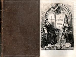 La Sainte Bible traduite sur le latin de la Vulgate par Lemaistre de Sacy. et par Le P. Lallemant...