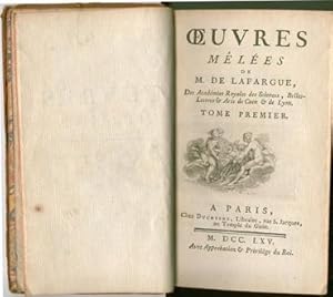 Bild des Verkufers fr Oeuvres Meles de M. De Lafrague, Des Academies Royales des Sciences, Belles-Letters & Arts de Caen & Lyon zum Verkauf von J. Patrick McGahern Books Inc. (ABAC)