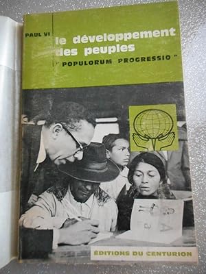 Bild des Verkufers fr Le developpement des peuples - "Populorum progressio" - Encyclique du 26 mars 1967 zum Verkauf von Frederic Delbos