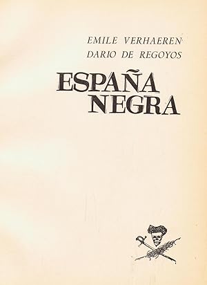 Bild des Verkufers fr ESPAA NEGRA zum Verkauf von Librera Torren de Rueda