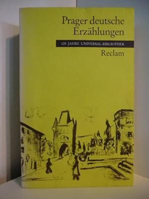 Imagen del vendedor de Prager deutsche Erzhlungen a la venta por Antiquariat Weber