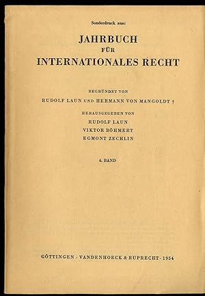 Seller image for JAHRBUCH FR INTERNATIONALES RECHT for sale by Librera Maxtor