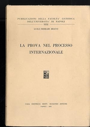 Seller image for LA PROVA NEL PROCESSO INTERNAZIONALE for sale by Librera Maxtor