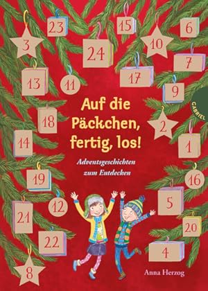 Bild des Verkufers fr Auf die Pckchen, fertig, los!, Adventsgeschichten zum Entdecken zum Verkauf von primatexxt Buchversand