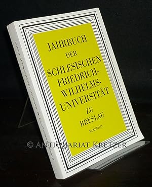 Bild des Verkufers fr Jahrbuch 33 (1992) der Schlesischen Friedrich-Wilhelms-Universitt zu Breslau. zum Verkauf von Antiquariat Kretzer