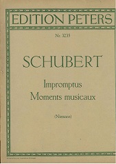 Bild des Verkufers fr Impromptus, Moments musicaux op. 90 (D 899), op. 94 (D 780), op. 142 (D 935) : fr Klavier, for piano. Franz Schubert. Hrsg. von Walter Niemann zum Verkauf von Kirjat Literatur- & Dienstleistungsgesellschaft mbH