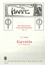 Bild des Verkufers fr Gavotte : fr Harfe Das Harfenisten Konzert-Programm Nr. 4 zum Verkauf von Kirjat Literatur- & Dienstleistungsgesellschaft mbH