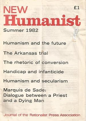 Dialogue between a Priest and a Dying Man (1782) in New Humanist, The Quarterly Journal of the Ra...