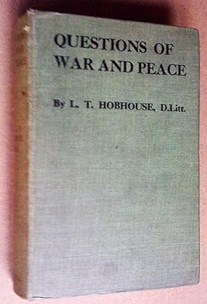 Questions of War and Peace