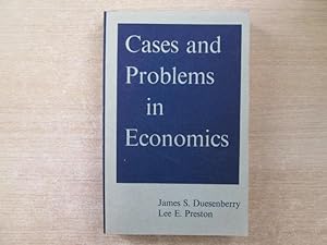 Image du vendeur pour Cases and Problems in Economics mis en vente par Goldstone Rare Books