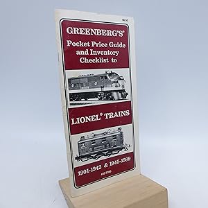 Greenberg's Pocket Price Guide and Inventory Checklist to Lionel Trains: 1901-1942 & 1945-1989