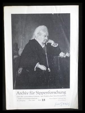 Seller image for Archiv für Sippenforschung und alle verwandten Gebiete. mit praktischer Forschungshilfe; Heft 18 (1965) for sale by ANTIQUARIAT Franke BRUDDENBOOKS