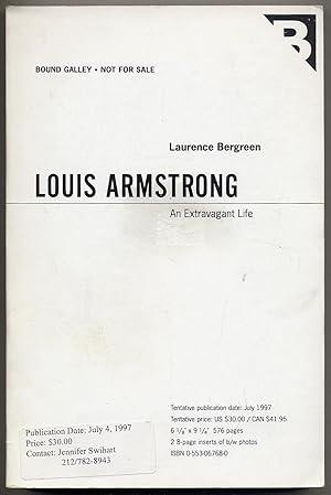 Bild des Verkufers fr Louis Armstrong: An Extravagant Life zum Verkauf von Between the Covers-Rare Books, Inc. ABAA