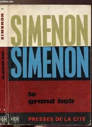 Bild des Verkufers fr LE GRAND BOB - COLLECTION MAIGRET N43 zum Verkauf von Le-Livre