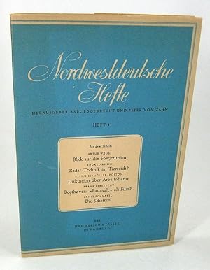 Imagen del vendedor de Nordwestdeutsche Hefte. Heft 4, 1946. a la venta por Brbel Hoffmann