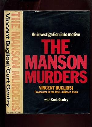 Imagen del vendedor de The Manson Murders; an Investigation Into Motive a la venta por Roger Lucas Booksellers