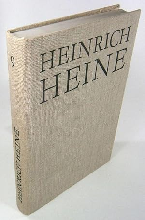 Imagen del vendedor de Heinrich Heine. Band 9: Prosa 1836-1840. (Skularausgabe). a la venta por Brbel Hoffmann
