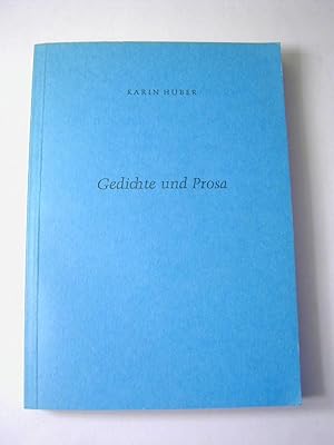 Seller image for Gedichte und Prosa for sale by Antiquariat Fuchseck