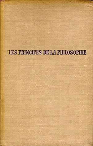 Les principes de la philosophie.