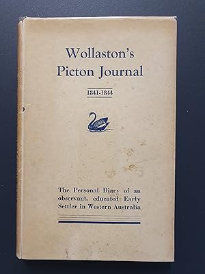 Image du vendeur pour WOLLASTON'S PICTON JOURNAL (1841-1844) : BEING VOLUME 1 OF THE JOURNALS AND DIARIES (1841-1856) mis en vente par Barclay Books