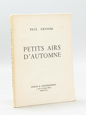 Seller image for Petits airs d'automne [ Livre ddicac par l'auteur - Edition originale ] for sale by Librairie du Cardinal