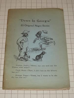 Seller image for Down in Georgia: 85 Original Negro Stories for sale by rareviewbooks